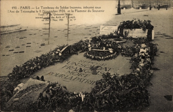 CPA Parijs VIII, Tombeau du Soldier Inconnu