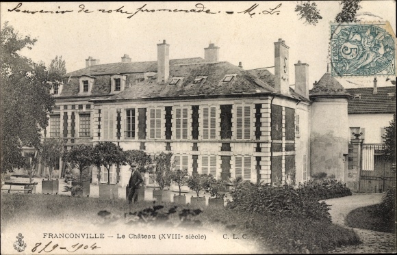 Ak Franconville Val d Oise, Le Chateau