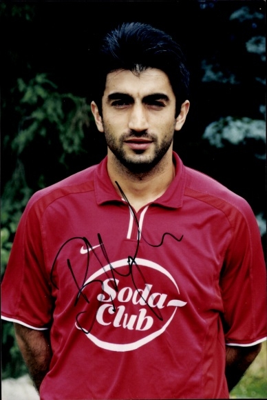 Autograph card footballer Burhanettin Kaymak, SV Wehen Wiesbaden, autograph