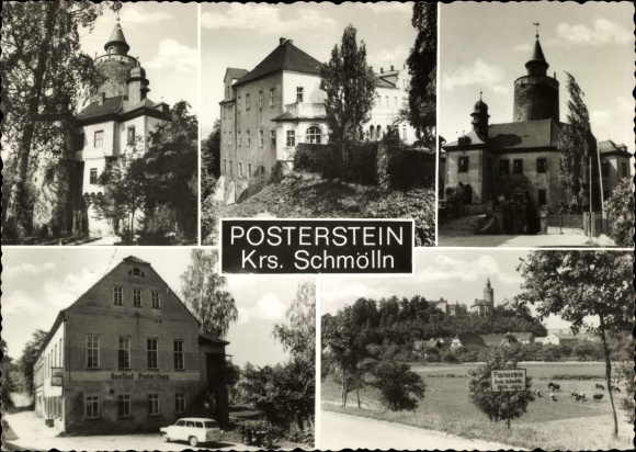 PC Posterstein in Altenburger Land, Gasthof Posterstein, castle, partial views