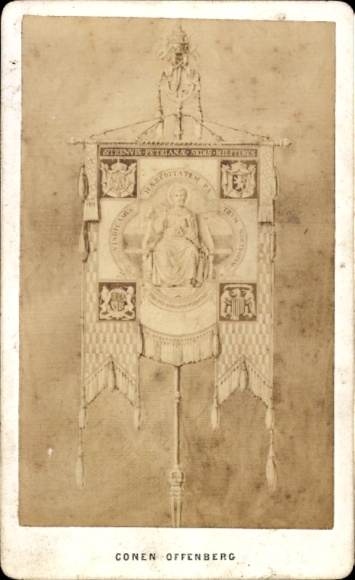 CdV Schlacht um Mentana, Banner