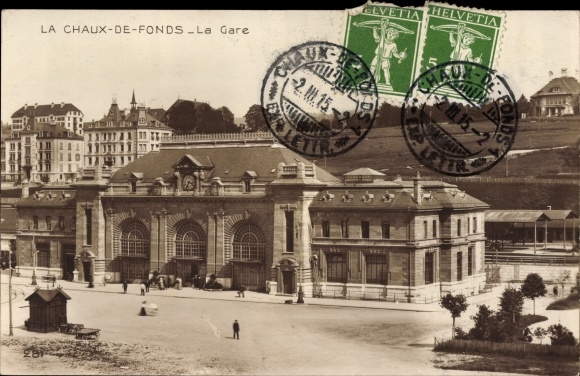 KP La Chaux de Fonds, kanton Neuchâtel, La Gare