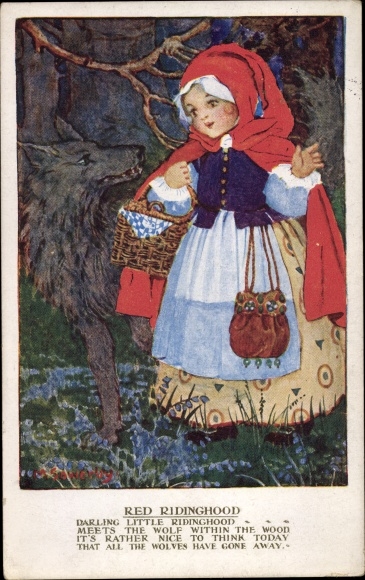 Kunstenaar Ak Sowerby, M., Roodkapje