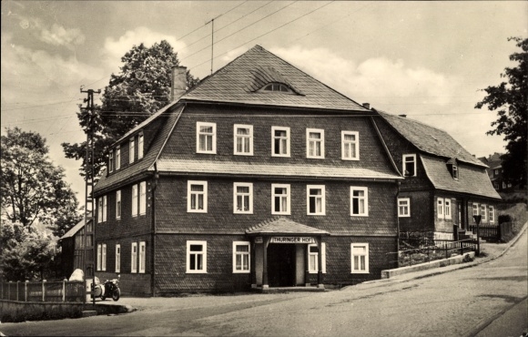 PC Schmiedefeld am Rennsteig Suhl Thuringia, Hotel Thüringer Hof, FDGB contract home