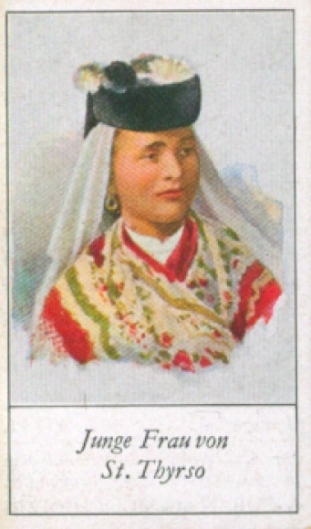 Collective picture The peoples of Europe, a contribution to racial science, 34 woman from St. Thyrso
