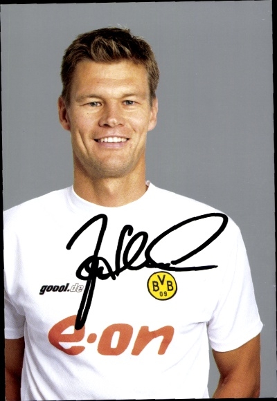 Autograph card rehab coach Markus Zetlmeisl, BVB 09 Borussia Dortmund, autograph