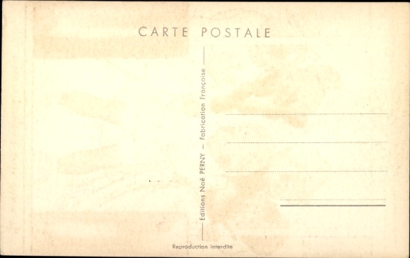 Artist Postcard Boy with flowers and cactus in train compartment