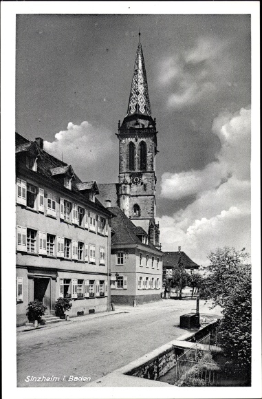 PC Sinzheim in Baden Wuerttemberg, church lot