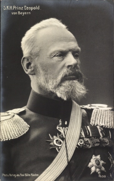 Ak Prinz Leopold von Bayern, Portrait