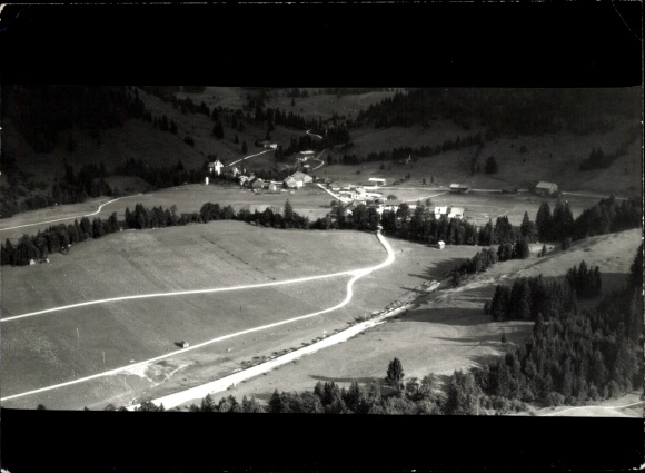 Photo Unterjoch Bad Hindelang in the Oberallgäu, aerial photograph