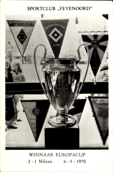 Ak Sportclub Feyenoord, Winnaar Europacup 1970, Milaan