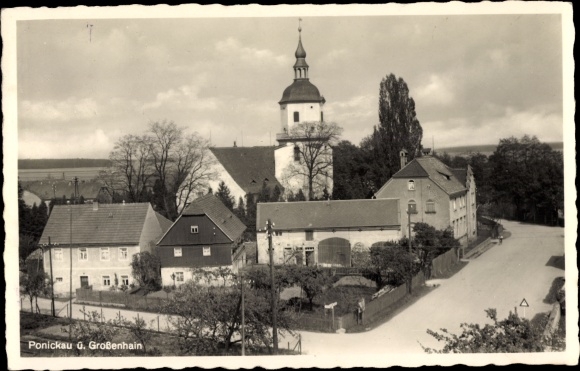 PC Ponickau Thiendorf Saxony, local section, church