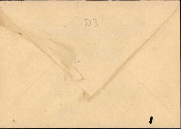 DDR ZKD No. 2y ZU on letter
