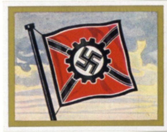 Collection picture III. Reich flags and standards No. 12, book 1, service stander of the head of the DAF