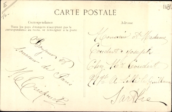 Postcard Choisy le Roy Val de Marne, End of a Terror, The Tragedy