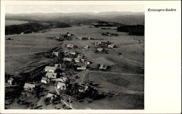 Ak Rotzingen Görwihl, Fliegeraufnahme