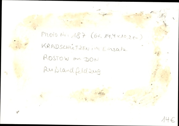foto Heinrich Hoffmann, Rostow am Don Rusland, Duitse motorrijders, Wehrmacht, juli 1942