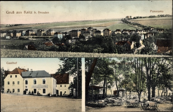 PC Dresden Kaitz, panorama, inn, garden area