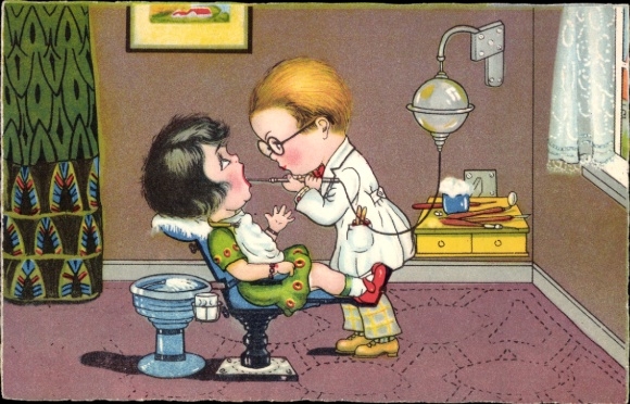 Artist Postcard Treatment at Zahnart, Children, Amag 0272