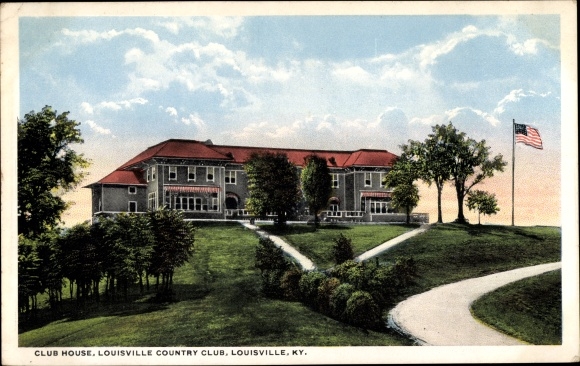 Ak Louisville Kentucky VS, Louisville Country Club, clubhuis