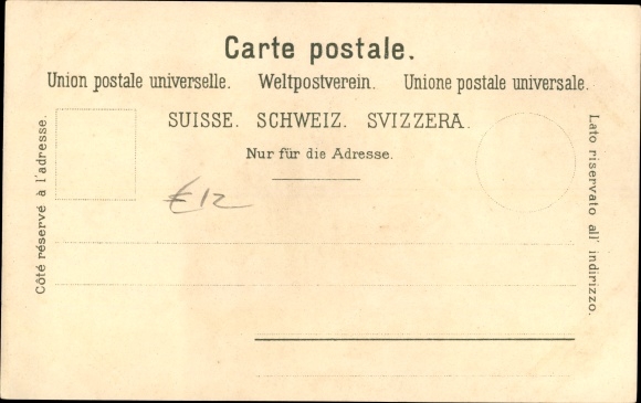 lito Souvenir des Alpes, Hosenhupf, Ringen, strój szwajcarski