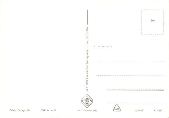 Postcard Finsterbergen Friedrichroda Thuringia, FDGB Heim Spießberghaus, Jägerstube