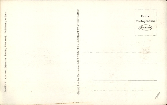 Postcard Weikersheim in Tauberfranken Württemberg, from the plane