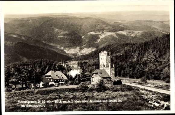 Ak Seebach in Baden Schwarzwald, Mummelsee, Hornisgrinde