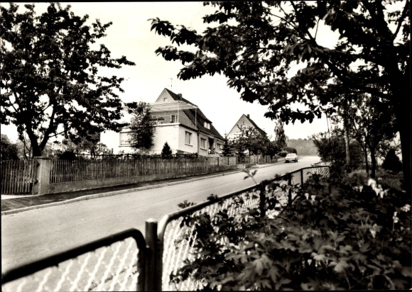 Postcard stage Borgentreich in Westphalia, street section