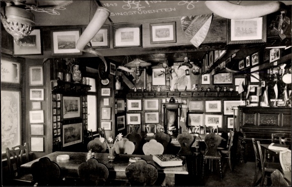 PC Heidelberg am Neckar, inn at the red ox, interior view
