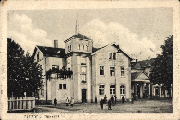 PC Flieden in the Fulda district in Hesse, train station