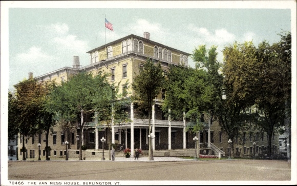 Ak Burlington Vermont Verenigde Staten, The van Ness House