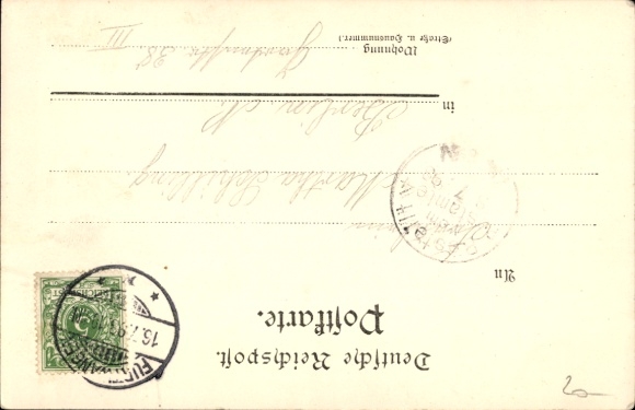 Chromo-Litho Simonswald in the Black Forest, Gasthaus Engel