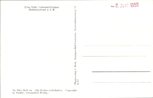 Postcard Hohensachsen Weinheim an der Bergstraße Baden, aerial photograph