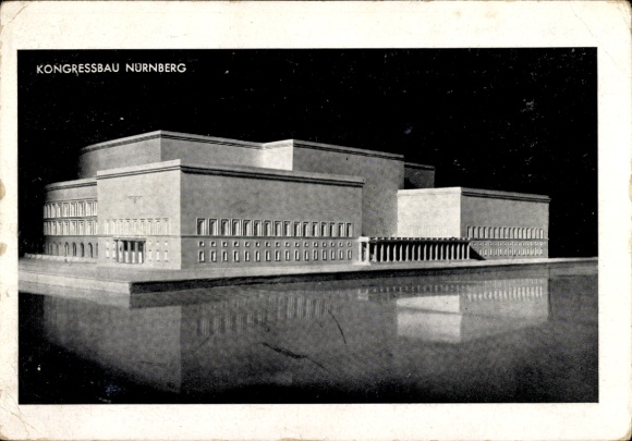 Ak Nürnberg in Mittelfranken, Kongressbau, Miniatur