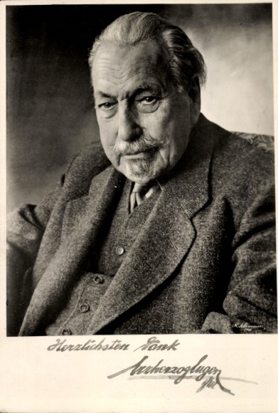 PC Archduke Eugene of Austria-Teschen, autograph