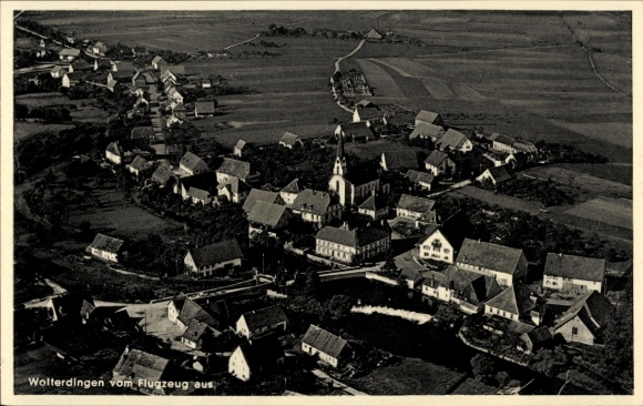 Postcard Wolterdingen in Baden Donaueschingen Black Forest