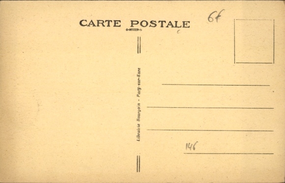 Postcard Cocherel Eure, La Remiere, last president