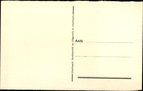 Postcard Neerbosch Nijmegen Gelderland, Elim orphanage, laundry, water tower