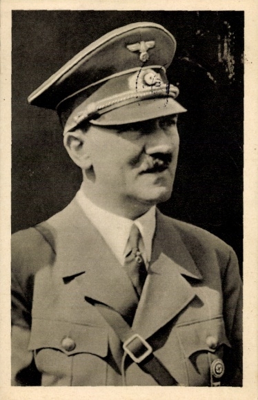 KP Führer i kanclerz Rzeszy Adolf Hitler, portret w mundurze partyjnym