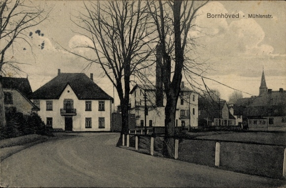Ak Bornhöved in Holstein, Mühlenstraße