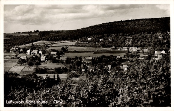 Postcard Kortelshütte Oberzent in the Odenwald, general view