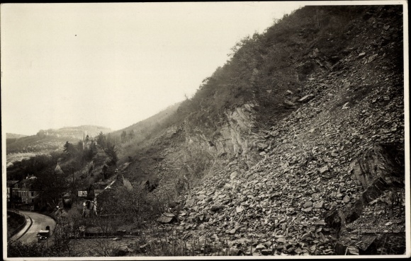 Photo PC Cochem on the Moselle, landslide 1932