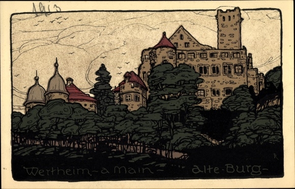 Lithography PC Wertheim am Main, Old Castle