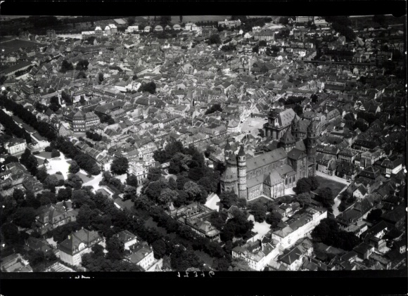 Photo Worms am Rhein, aerial photograph