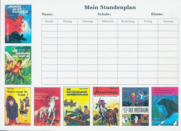 Timetable Advertising, Boje-Verlag, Books