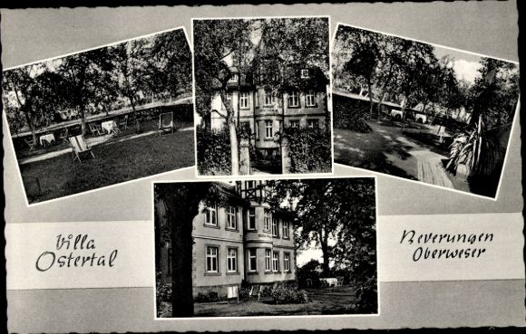 Postcard Beverungen in North Rhine Westphalia, Villa Ostertal