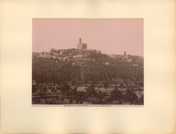 foto rond 1880, Casentino Toscana, panorama