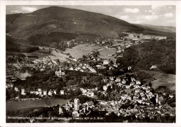 Postcard Königstein im Taunus, aerial photograph