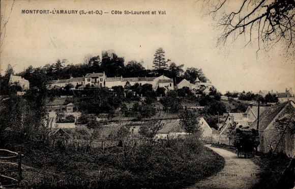 PC Montfort l'Amaury Yvelines, Panorama, Cote St. Laurent et Val